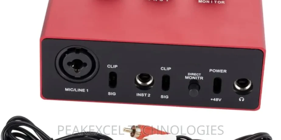 External Studio Sound Card For Computer/Mobile Phone Sound